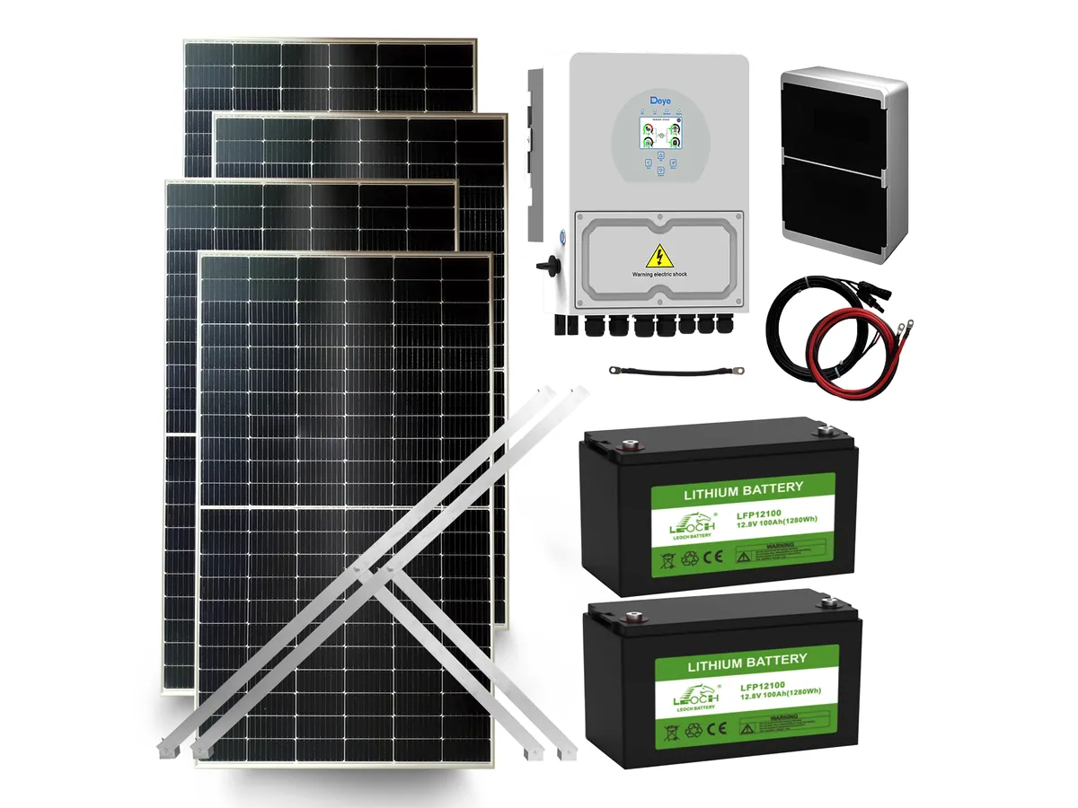 Kit Solar HÍBRIDO 3000W · Litio 2,4 kWh
