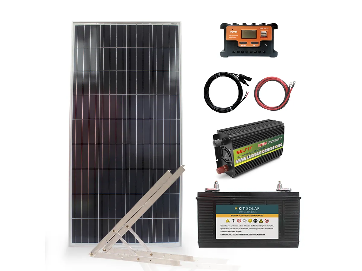 Kit Solar OFF GRID 1000W · Onda modificada