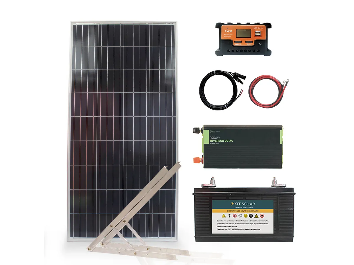 Kit Solar OFF GRID 1000W · Onda pura Starlink