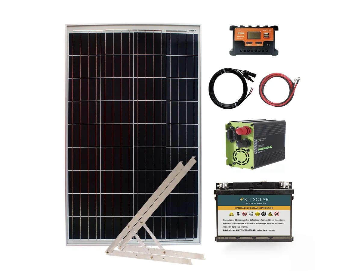 Kit Solar OFF GRID 600W · Cámaras de seguridad
